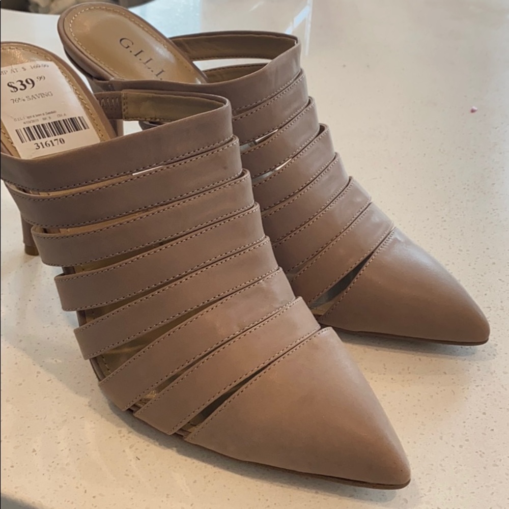 GLI bootie heels
